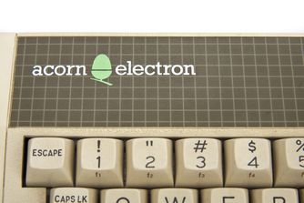 Logo on Acorn Electron