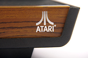 Atari logo on Atari 2600