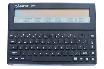 Front view of the Cambridge Computer Z88