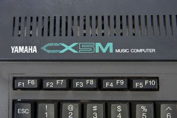 Logo on the Yamaha CX5M