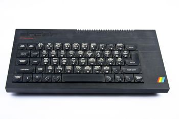 Front view of the ZX Spectrum+