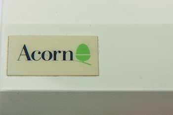 Acorn logo on Acorn Archimedes A3000